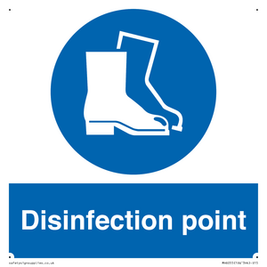 Disinfection point
